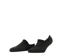FALKE Women's Cool Kick Invisible W In Soft Breathable Quick Drying No-Show Plain 1 Pair Liner Socks, Black 3000-O, 4-5