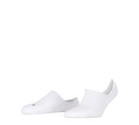 FALKE Women's Cool Kick Invisible W In Soft Breathable Quick Drying No-Show Plain Liner Socks 1 Pair, White 2000, 4-5
