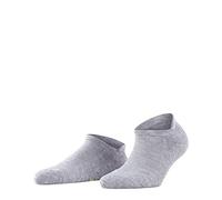 FALKE Women's Cool Kick Sneaker W Sn Soft Breathable Quick Drying Low-Cut Plain 1 Pair Trainer Socks, Grey Light 3400-O, 4-5