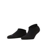FALKE Women's Cool Kick Sneaker W Sn Soft Breathable Quick Drying Low-Cut Plain Trainer Socks 1 Pair, Black 3000-O, 4-5
