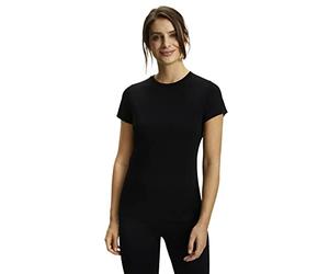 FALKE Women's CORE Sports T-Shirt, Breathable, Black (Black 3008), M (1 Piece)