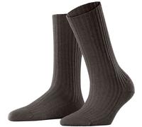 Falke Womens Cosy Wool Boot Socks - Dark Brown