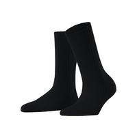 FALKE Women's Cosy Wool Boot W So Viscose Cashmere Plain Socks 1 Pair, Blue Dark Navy 6375, 2.5-5