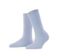 FALKE Women's Cosy Wool Boot W So Viscose Cashmere Plain 1 Pair Socks, Blue Light 6594, 5.5-8