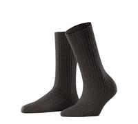 FALKE Women's Cosy Wool Boot W So Viscose Cashmere Plain 1 Pair Socks, Brown Dark 5233, 2.5-5