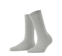 FALKE Women's Cosy Wool Boot W So Viscose Cashmere Plain 1 Pair Socks, Grey Arctic 3173, 2.5-5