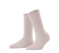 FALKE Women's Cosy Wool Boot W SO Viscose Cashmere Plain 1 Pair Socks, Pink (Light Pink 8458), 2.5-5