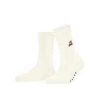 FALKE Women's Cosy Wool Star X-Mas W So Viscose Cashmere Plain Socks 1 Pair, White Off-White 2040, 5.5-8