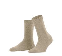 FALKE Women's Cosy Wool W So Viscose Cashmere Plain 1 Pair Socks, Beige Melange 4091, 5.5-8