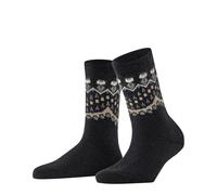 FALKE Women's Cosy Wool W So Viscose Cashmere Plain 1 Pair Socks, Black 3000 Special Edition, 5.5-8