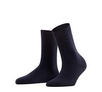 FALKE Women's Cosy Wool W SO Viscose Cashmere Plain 1 Pair Socks, Blue (Dark Navy 6379), 2.5-5