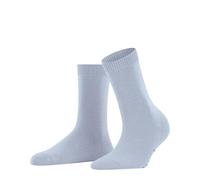 FALKE Women's Cosy Wool W So Viscose Cashmere Plain 1 Pair Socks, Blue Light 6594, 5.5-8