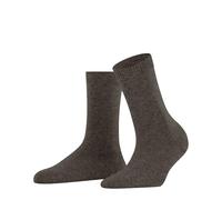 FALKE Women's Cosy Wool W So Viscose Cashmere Plain 1 Pair Socks, Brown Porto Melange 5201, 2.5-5