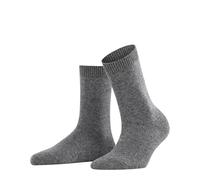 FALKE Women's Cosy Wool W So Viscose Cashmere Plain 1 Pair Socks, Grey Light Melange 3390, 2.5-5