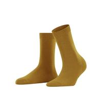 FALKE Women's Cosy Wool W SO Viscose Cashmere Plain 1 Pair Socks, Yellow (Amber 1851) new - eco-friendly, 5.5-8