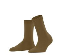 FALKE Women's Cosy Wool W So Viscose Cashmere Plain Socks, Yellow Old Brass 1220, 5.5-8