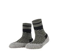 FALKE Women's Cosyshoe Herringbone Slipper Socks, Wool, Black (Black 3000), 4-5 (1 Pair)