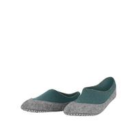 FALKE Women's Cosyshoe Invisible W Hp Wool Grips On Sole 1 Pair Grip socks, Green Neptun 7476, 4/5 UK