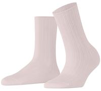Falke Womens Cotton Rib Socks - Light Pink