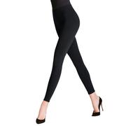 Falke Womens Cotton Seamless Leggings - Marine Blue