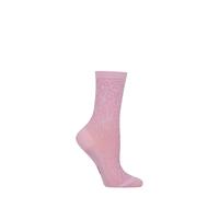 FALKE Womens Cotton Socks 'Creole' Texture Animal Print Pattern Soft 1 Pair Pack