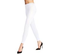 Falke Womens Cotton Touch Leggings - White