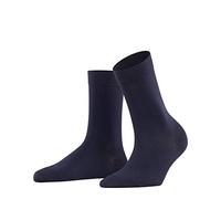 FALKE Women's Cotton Touch Socks Breathable Sustainable Thin Plain Elegant Brilliant Colours Flat Seam In The Toe Area For Dress Casual Business Looks 1 Pair