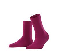 FALKE Women's Cotton Touch W So Thin Plain 1 Pair Socks, Red Berry 8390, 5.5-8