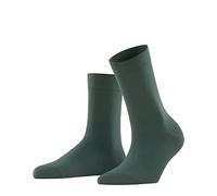 FALKE Women's Cotton Touch W So Thin Plain 1 Pair Socks, Green Hunter 7441, 5.5-8