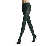 FALKE Women's Cotton Touch Tights, Opaque, Green (Pine Grove 7337), S (1 Pair)