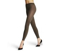 FALKE Women's Cotton Touch W Le Opaque Plain 1 Pair Leggings, Green Military 7826, XL