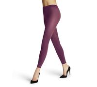 FALKE Women's Cotton Touch W Le Opaque Plain 1 Pair Leggings, Purple Hibiscus 8807, S