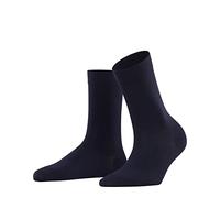 FALKE Women's Cotton Touch W SO Thin Plain 1 Pair Socks, Blue (Dark Navy 6370) new - eco-friendly, 2.5-5