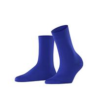 FALKE Women's Cotton Touch W So Thin Plain 1 Pair Socks, Blue Imperial 6065, 5.5-8