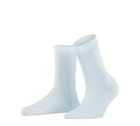 FALKE Women's Cotton Touch W So Thin Plain 1 Pair Socks, Blue Light 6594, 2.5-5