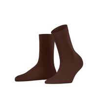 FALKE Women's Cotton Touch W So Thin Plain 1 Pair Socks, Brown Havana Club 5197, 5.5-8