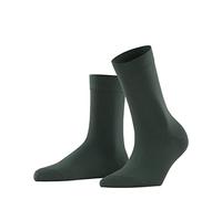 FALKE Women's Cotton Touch W So Thin Plain 1 Pair Socks, Green Hunter 7441, 2.5-5