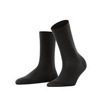 FALKE Women's Cotton Touch W So Thin Plain 1 Pair Socks, Grey Anthracite 3529, 2.5-5