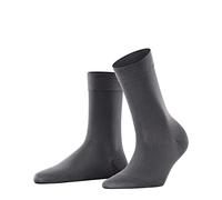 FALKE Women's Cotton Touch W SO Thin Plain 1 Pair Socks, Grey (Platinum 3903), 2.5-5
