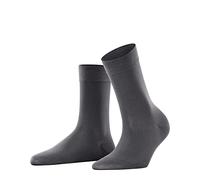 FALKE Women's Cotton Touch W SO Thin Plain 1 Pair Socks, Grey (Platinum 3903) new - eco-friendly, 5.5-8