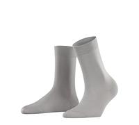 FALKE Women's Cotton Touch W So Thin Plain 1 Pair Socks, Grey Silver 3290, 2.5-5