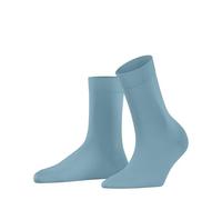 FALKE Women's Cotton Touch W So Thin Plain 1 Pair Socks, Turquoise Key Largo 6852, 5.5-8