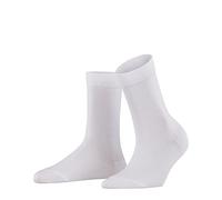Falke Womens 2000 White Cotton Touch Cotton-blend Socks 6/9