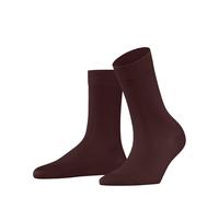 FALKE Women's Cotton Touch W So Thin Plain Socks 1 Pair, Brown Cayenne 5950, 5.5-8