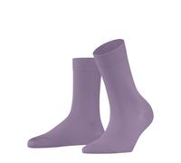 FALKE Women's Cotton Touch W So Thin Plain Socks 1 Pair, Purple Misty Lila 8972, 2.5-5