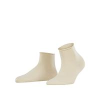 FALKE Women's Cotton Touch W Sso Thin Plain 1 Pair Socks, Beige Cream 4011, 5.5-8