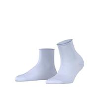 FALKE Women's Cotton Touch W Sso Thin Plain 1 Pair Socks, Blue Light 6594, 5.5-8