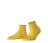 FALKE Women's Cotton Touch W Sso Thin Plain 1 Pair Socks, Yellow Mustard 1187, 2.5-5
