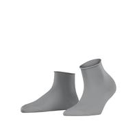 FALKE Women's Cotton Touch W Sso Thin Plain Socks 1 Pair, Grey Silver 3203, 2.5-5