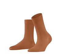 FALKE Womens Cotton Touch W Thin Plain 1 Pair Socks, Orange (Tandoori 8576) New - Eco-friendly, 5.5-8 UK